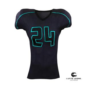 Maillot de football américain sur mesure OEM et tissu en maille respirant uniforme haute performance à séchage rapide - Product Image 4