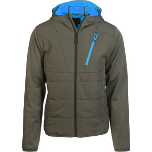 Vente en gros de veste isolée chaude personnalisée veste en duvet hybride légère thermique randonnée hiver coupe-vent logo personnalisé à capuche - Product Image 4