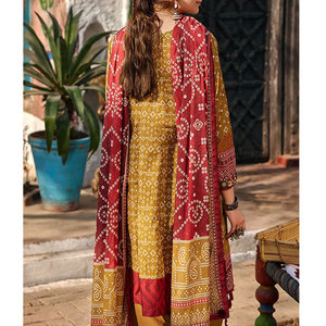 Vestido paquistaní shalwar kameez para mujer, traje informal de diseñador étnico - Product Image 6