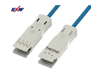 EXW Hochwertiges rj110 4-Paar-Patch-Schnur rj110 bis rj45 Patch-Schnur