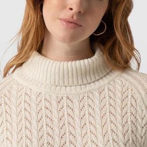 Nouvel arrivage : Pull col roulé pour femme, vente en gros, logo personnalisé, pull tricoté à manches longues pour femme et fille - Product Image 3