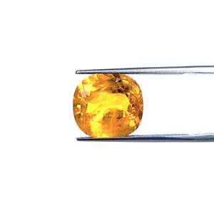 Gema de Zafiro Amarillo Natural de Bangkok 12.20 ct Sin Tratar Corte Oval Brillante Calibrado Óptico Peridoto Alejandrita Marquesa - Product Image 4