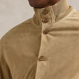 Chaqueta de Cuero de Gamuza para Hombre, Talla Grande XL, Directamente de Fábrica, Transpirable, con Forro Interior de Lana Gruesa, Estilo Vaquero - Product Image 4