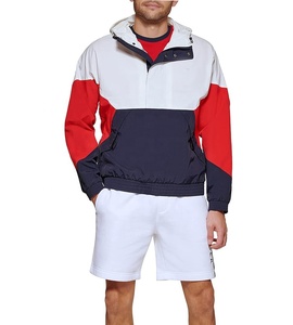 Chaqueta Cortavientos Impermeable para Hombre, Transpirable, con Bloques de Color, Ligera, con Capucha - Product Image 5
