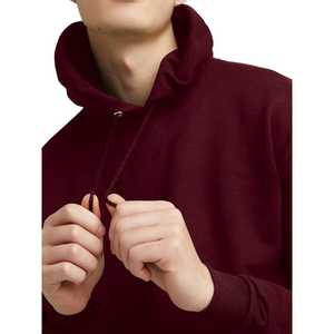 Sudadera con capucha de poliéster con bloque de color blanco M para hombre: ropa de calle diaria, ropa informal y activa asequible para hombres - Product Image 2