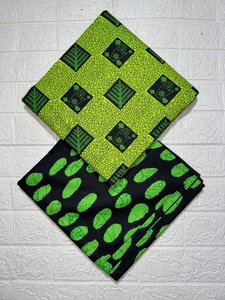 Nouvel arrivage de pagne africain imprimé à la cire et Ankara 100 pour cent de coton Kente Gold pour vêtements Libye - Product Image 2