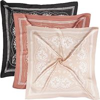 Haute qualité en mousseline de soie coton soie foulard carré personnalisé impression numérique Bandana à la mode été accessoire hommes femmes en gros