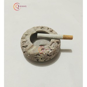 Cenicero para fumar de mármol increíble personalizado, Cenicero de mesa elegante de Color blanco, almacenamiento de Hotel y Bar a un precio asequible - Product Image 1