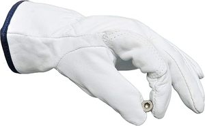Guantes de tela de cuero resistente al fuego duraderos impresos con logotipo personalizado ajuste seguro para uso industrial al aire libre térmico para uso diario - Product Image 6