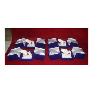 Éléphant blanc à incrustation de marbre blanc, 3 pièces, avec Surface lisse et brillante et emballage de haute qualité, pour l'exportation - Product Image 1