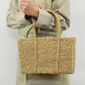 กระเป๋าถือใยหญ้าทะเลพรีเมียม กระเป๋าถือสานจากหญ้าทะเลอย่างยั่งยืน กระเป๋าถือฟางขายส่ง - Product Image 6