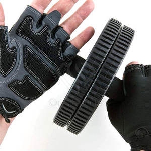 Gants de fitness demi-doigts Gants d'haltérophilie d'entraînement en cuir néoprène pour l'entraînement en salle de sport - Product Image 3