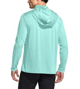 Camisa de pesca de rendimiento UPF 50 + para hombre Protección solar cómoda SPF con ropa de pesca de gran oferta - Product Image 3