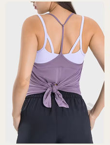 Camiseta sin mangas de gimnasio de talla grande personalizada para mujer, chaleco de entrenamiento transpirable de secado rápido para Fitness, Yoga, deporte, correr para verano Atlético - Product Image 4