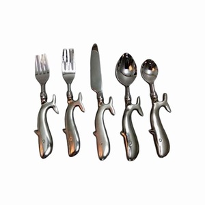 Cubiertos personalizados de Metal reutilizables de alta venta, cuchillo de acero inoxidable, tenedor, cuchara, juego de cubiertos para uso de fiesta de boda de lujo - Product Image 2