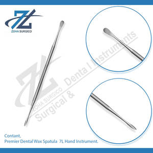 Spatule en cire dentaire Premier 7L Instrument manuel certifié CE Kit de détartreur chirurgical réutilisable manuel - Product Image 3