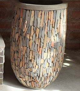 [Leo Nguyen Le] - Vente en gros de jardinières en ciment, pots à fleurs, jardinières GRC - Vases de jardin - Poteries d'extérieur - Hautes et décorées - Product Image 3