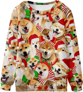 Sweat-shirt à paillettes personnalisé à manches longues, sweat-shirt à paillettes multiples, sweat-shirt à capuche pour femmes, sweat-shirt de Noël - Product Image 5