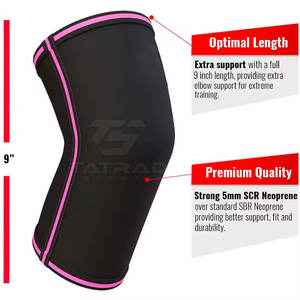 Coudière de compression en néoprène TATRAD SPORTS TS_EKP_007 pour haltérophilie – Soutien haute performance et protection professionnelle - Product Image 4