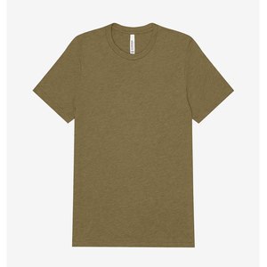 T-shirt unisexe en avoine Triblend S/S Qualité supérieure Confort Léger Respirant Idéal pour l'impression DTG T-shirt personnalisé - Product Image 3