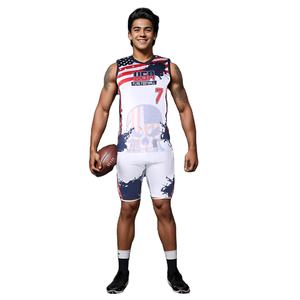 Conjuntos de Uniformes de Fútbol Americano Personalizados 7 contra 7, Sublimados de Alta Calidad, Impresión Personalizada, Diseño Transpirable, Opciones de Tallas Grandes - Product Image 1
