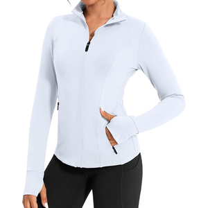 Chaquetas Ajustadas de Yoga para Mujer, con Cordones Laterales, Detalle Inspirado en Corsé, Ajuste Ajustable, Panel de Ventilación, Estilo Bohemio - Product Image 1