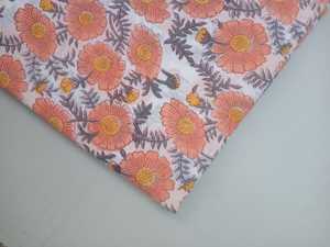ผ้าคอตตอนเนื้อนุ่มพิมพ์ลายดอกไม้ทำมือสำหรับทำเสื้อเชิ้ตกระเป๋าใส่ของเล่น - Product Image 3