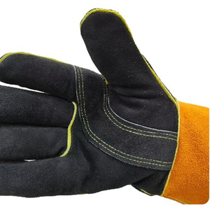 ถุงมือเชื่อมหนังวัวเกรด16นิ้วถุงมือนิรภัยกันน้ำกันความร้อนแบบแยกเกลียวแบบพรีเมียม - Product Image 2