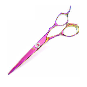 Tijeras profesionales ultrafiladas de acero inoxidable para ropa de sastre, revestimiento de titanio para corte de tela, fuente de alimentación Manual - Product Image 5