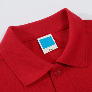 Polos colorés et personnalisés en coton avec logo respirant à manches courtes, parfaits pour le travail ou les loisirs - Product Image 3