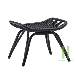 Chaise ronde en rotin naturel moderne Chaise avec accoudoirs Chaise longue ronde en osier personnalisée et faite à la main au Vietnam Factory - Product Image 1
