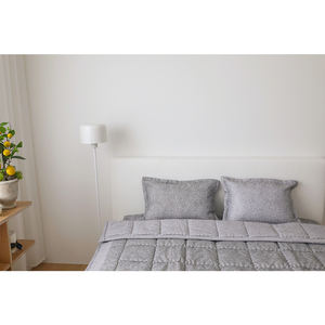 Ensemble de couette en microfibre semi-premium Olive D 170*210cm, style coréen, design matelassé carré, collection de literie d'hiver - Product Image 5