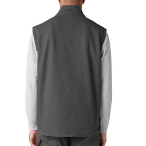 Chaleco acolchado de lona transpirable de talla grande para hombre, Color sólido, estilo informal, cierre de cremallera, nuevo diseño, ropa exterior de invierno para jugadores - Product Image 3