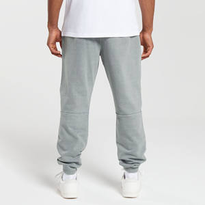 Pantalon de jogging pour homme en molleton polyester/coton, couleur personnalisée, délavage vintage, taille mi-haute avec cordon de serrage, style streetwear hiver - Product Image 3