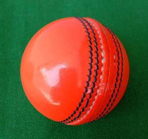 SUMROOS Nueva calidad profesional Naranja Pelota dura Deportes Hardballs Entretenimiento Pelota de cricket para adultos - Product Image 3