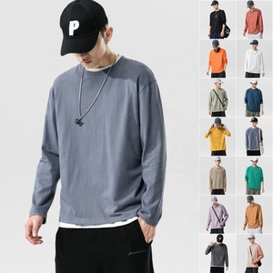 Wholesale Autumn and Winter Men's Bottoming <b>Shirt</b> Fashion Trendy Brand Men's Clothing <b>Long</b> <b>Sleeve</b> <b>T</b>-<b>Shirt</b> - Product Image 3