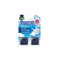 Relevi Blu Scent Cube 2x50g – Cubes Nettoyants WC Solides Haute Efficacité – Boîte de Présentation – Longue Durée – Effet Eau – Fraîcheur Continue