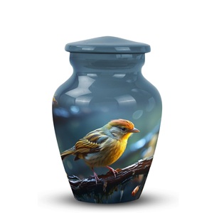 Eagle With Flag Burial Urn Keepsake Small for Ashes Memorial Cremation for Dad Urn for <b>Mom</b> Baby Ashes for Human Custom Size - Product Image 1