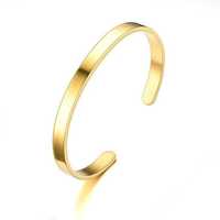 Bracelets en acier inoxydable pour hommes, manchette en argent, Bracelet en métal argenté foncé pour les amoureux de la beauté