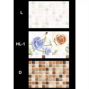 Carrelage mural de salle de bain en céramique émaillée numérique décoratif de style marocain peint à la main brillant 3D 200x300mm 20x30cm 12x8 pouces - Product Image 1