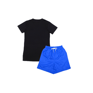 Tendance Top qualité décontracté hommes été court survêtement ensemble plaine Fitness porter Jogging survêtement deux pièces court ensemble pour hommes - Product Image 5