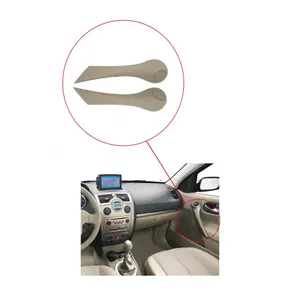 Juego de Cubiertas para Reposabrazos de Puerta Interior Delantera para Renault Megane, Beige, Derecha-Izquierda-7701475317, Hecho de Cuero y ABS - Product Image 2