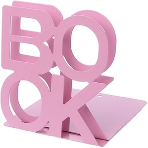 ตุ๊กตาหนังสือโลหะดีไซน์ทันสมัยใหม่พร้อมชื่อที่กําหนดเองในสํานักงานสีขาวห้องสมุดโรงเรียนผู้ถือหนังสือบนโต๊ะสําเนียงการตกแต่ง - Product Image 2