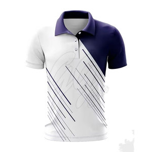 เสื้อกีฬาสำหรับผู้ชายเสื้อคริกเก็ตเสื้อพิมพ์โลโก้ออกแบบใหม่ - Product Image 3