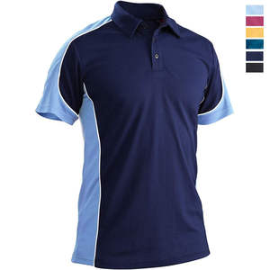 Personnalisé Hommes Décontracté 100% Polyester Mesh Stretch Golf Sport pour Polo à Séchage Rapide En Plein Air Équipe Workwear Tops Solid Color Block - Product Image 6