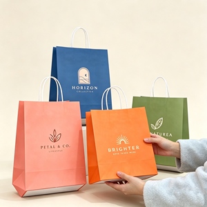 Bolsas de Papel Personalizadas con Impresión de Serigrafía y Asas Resistentes para Empaque de Regalos y Venta al por Menor - Product Image 5