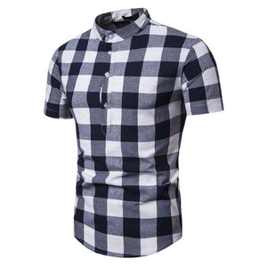 Polo escocés de golf ajustado al por mayor de tela de secado rápido que absorbe la humedad para verano - Product Image 1