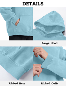 Nuevo logotipo personalizado y diseño básico algodón mezclado acogedor tejido polar Sudadera con capucha para hombres cómodo ajuste relajado sudaderas con capucha para ropa de invierno - Product Image 3