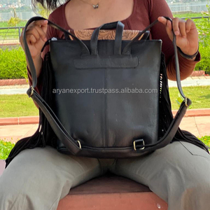 Vente chaude peau de vache sac à dos frange élégant Style occidental sac à dos sacs d'école unisexe usiné à la main sculpture en gros produit en vrac - Product Image 5