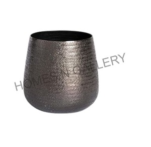 High Quality Metal Iron Living Room Party Decoration <b>Small</b> Flower Vase & Bucket Planters <b>Pots</b> With Antique Finishing Made India - Product Image 5
